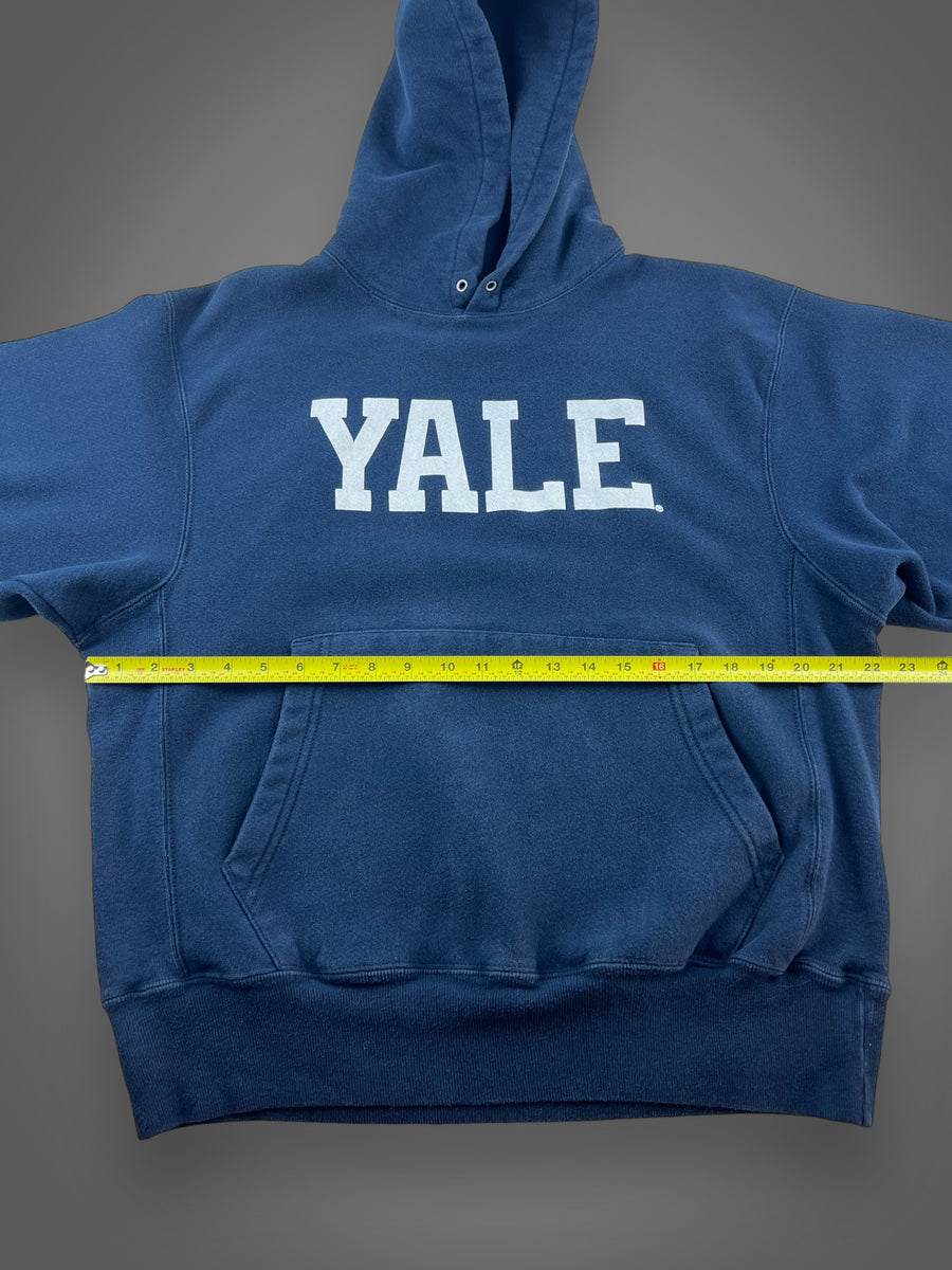 00s Champion Yale reverse weave hooded sweatshirt fits L – Cash