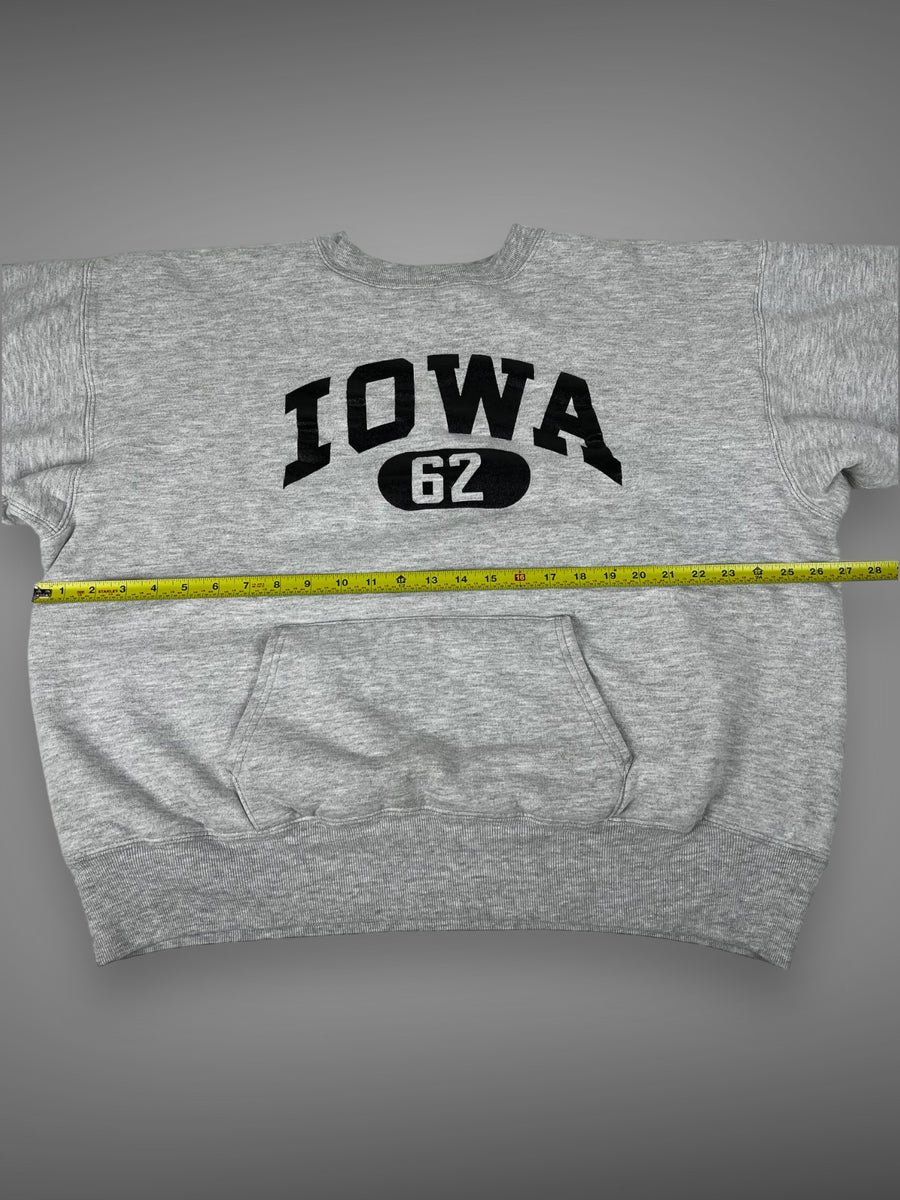 80s Champion Iowa double face reverse weave crewneck sweatshirt XL