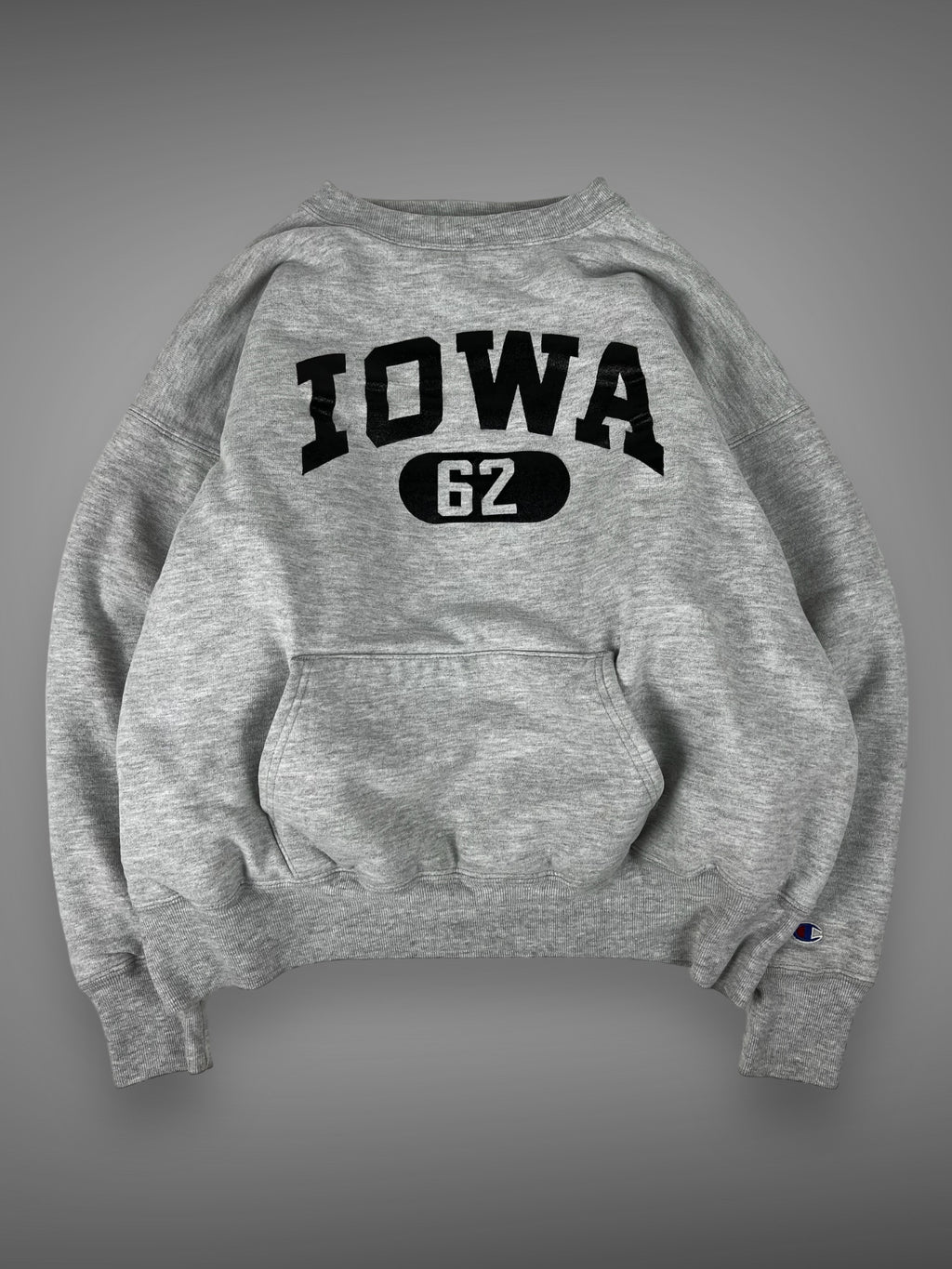80s Champion Iowa double face reverse weave crewneck sweatshirt XL
