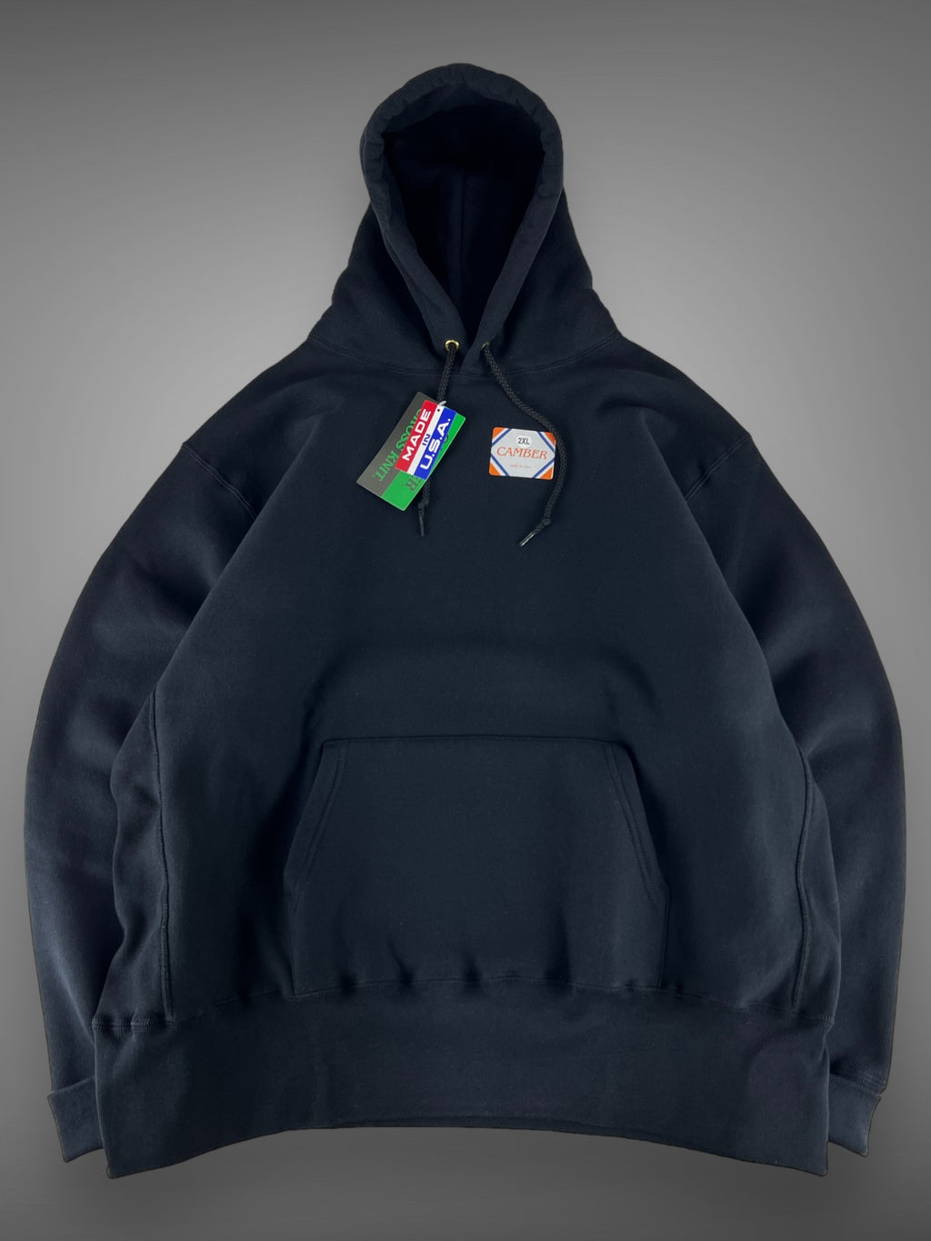 Deadstock Camber black hooded sweatshirt XXL
