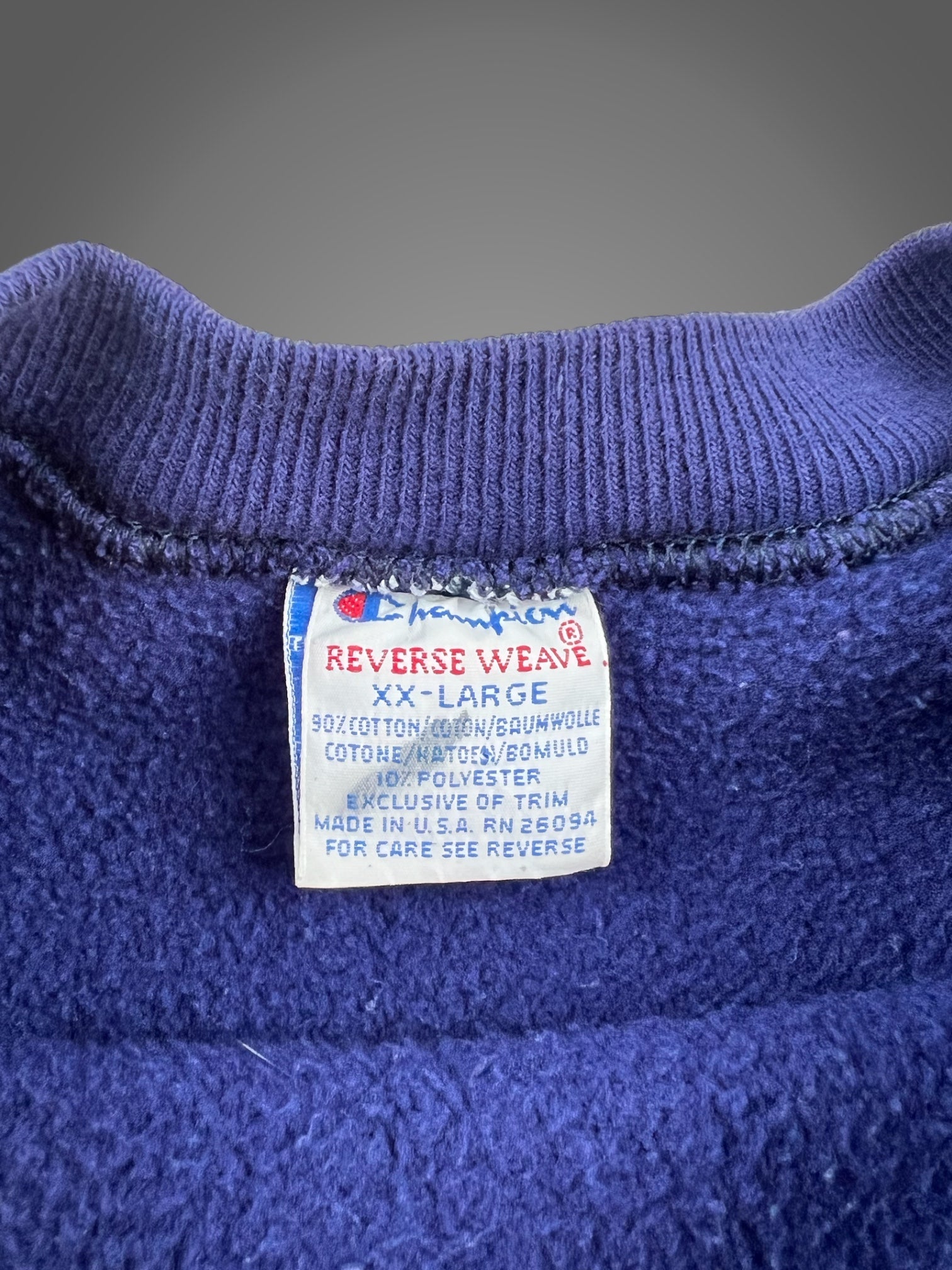 90s Champion reverse weave padded anniversary sweatshirt XL