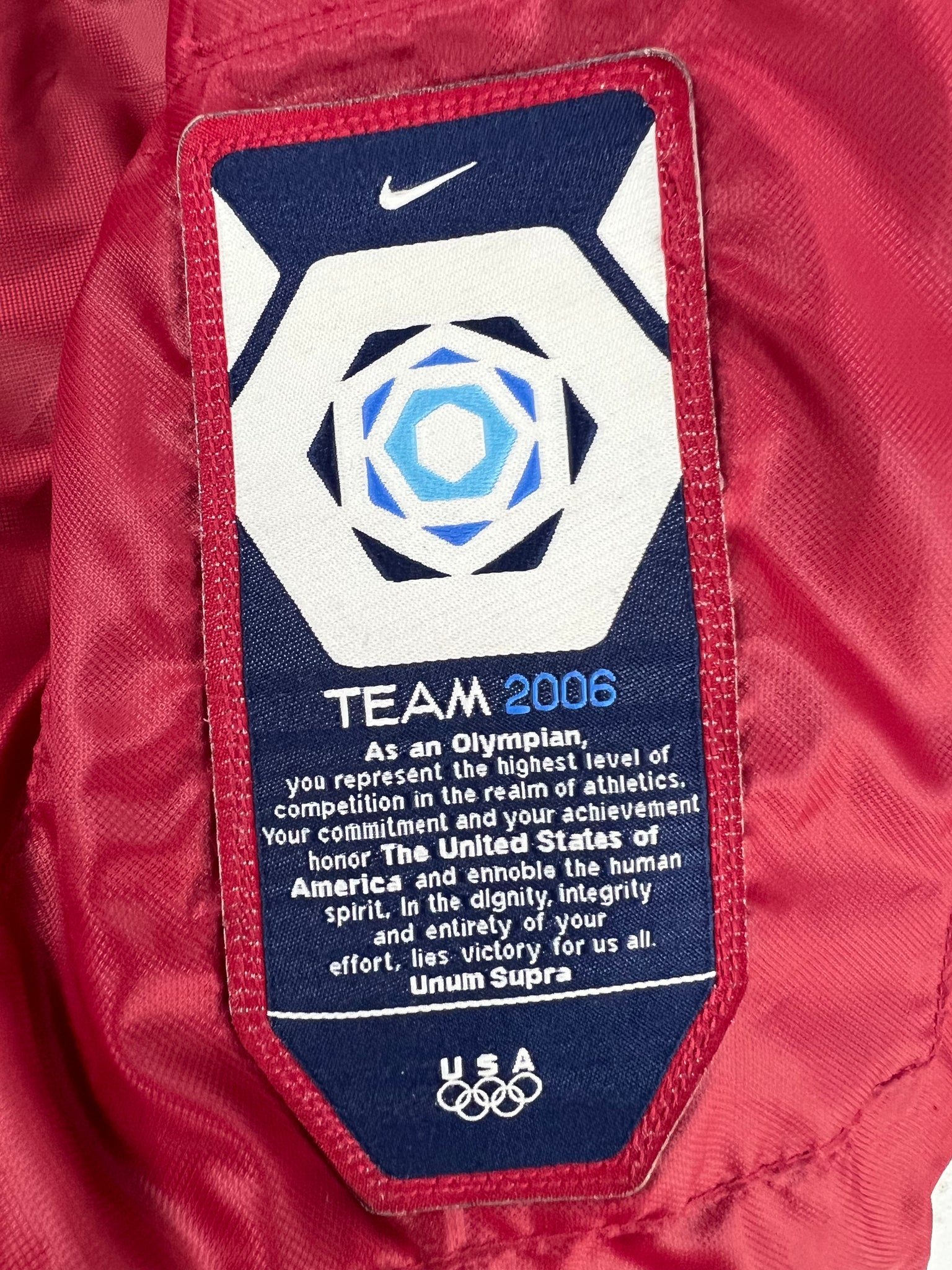 2006 official US Winter Olympic issued Nike jacket XL