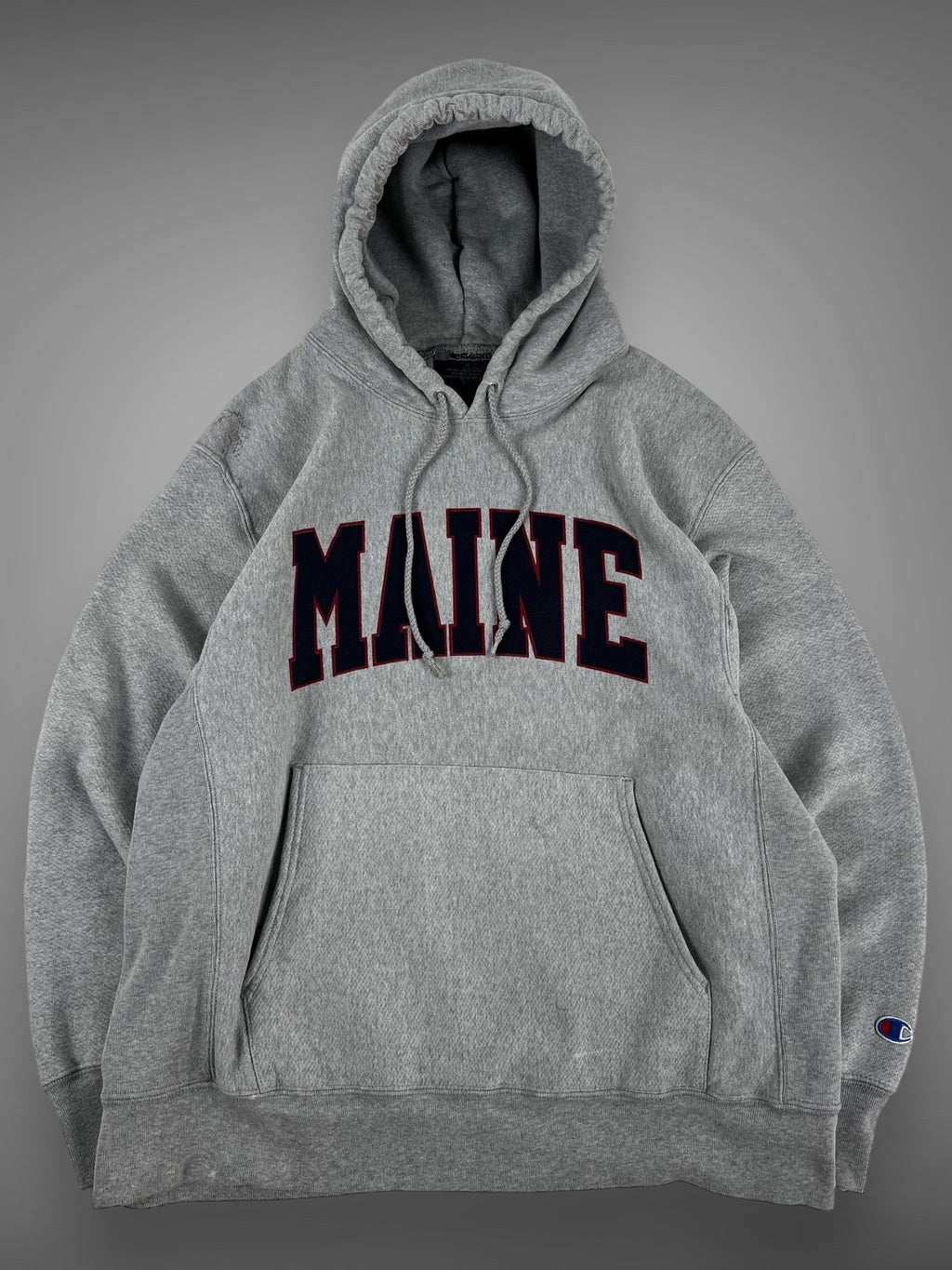 Champion Maine reverse weave hooded sweatshirt L