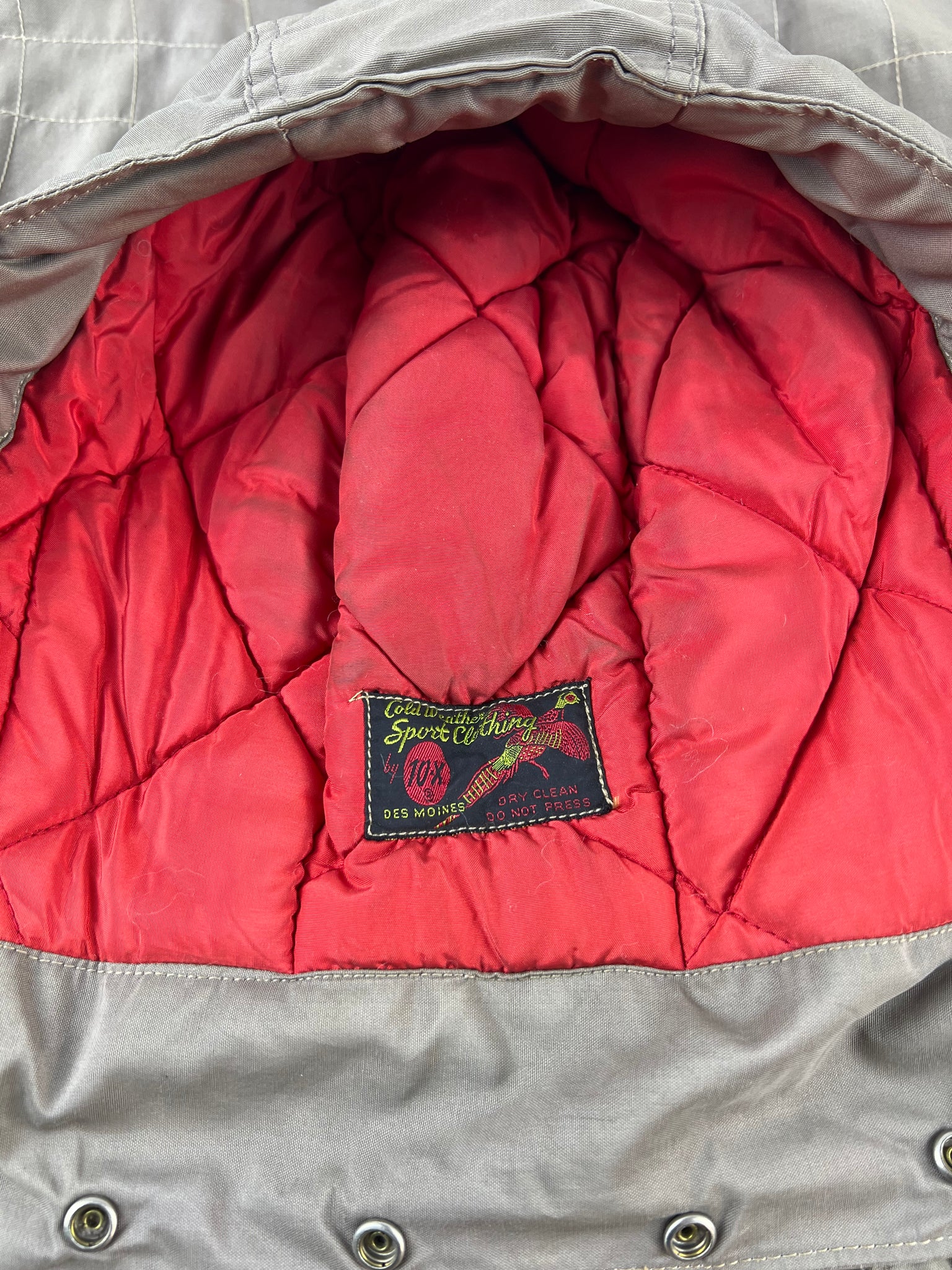 50s/60s 10x hooded outdoor jacket fits L
