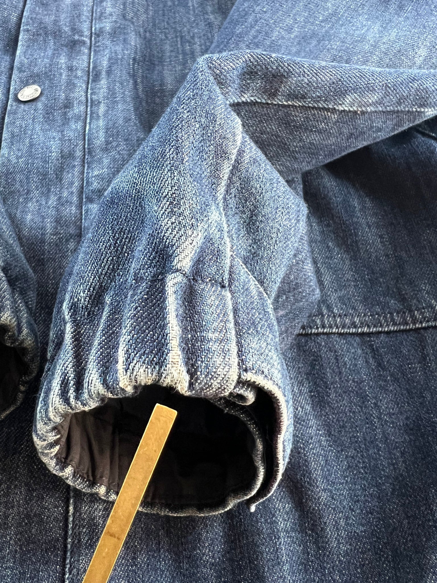 2015 Supreme North Face denim hooded jacket L