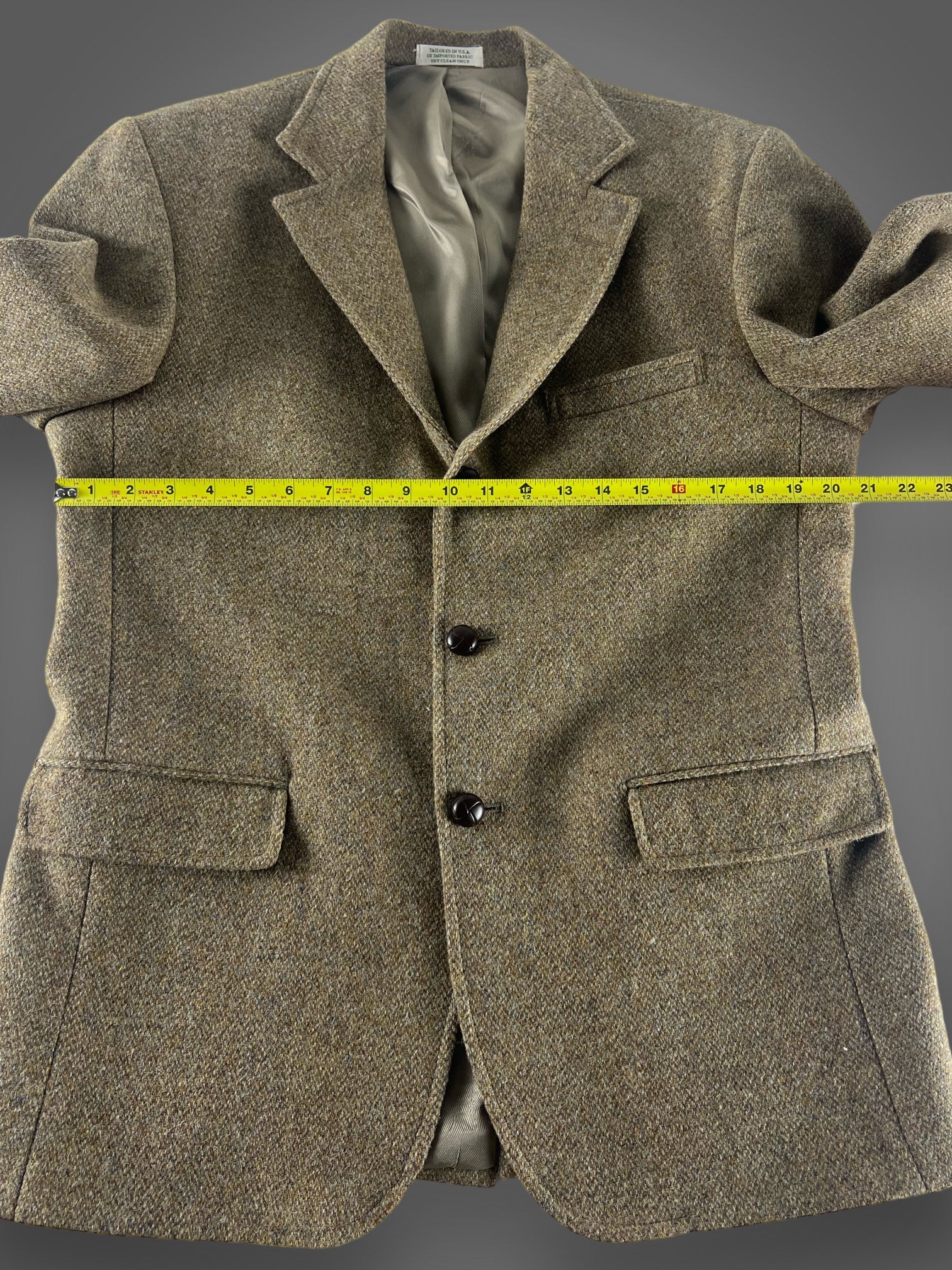 Orvis USA Harris Tweed wool blazer 40R