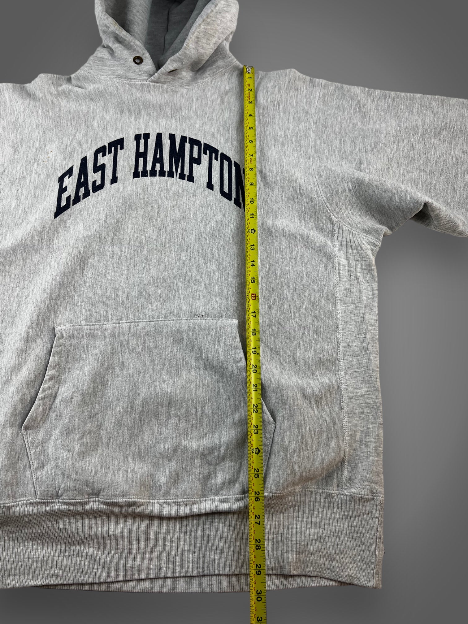 90s Champion East Hampton hooded reverse weave fits XL