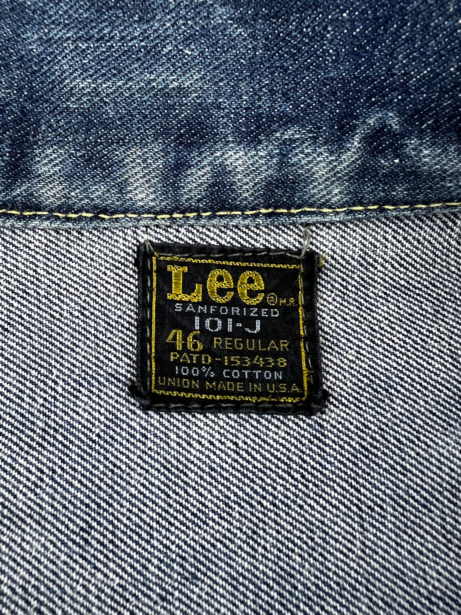 70s Lee 101J sanforized denim jacket 46