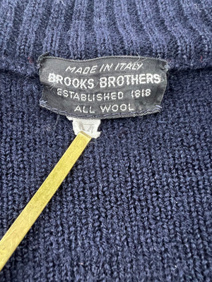 60s Brooks Brothers made in Italy wool cardigan M