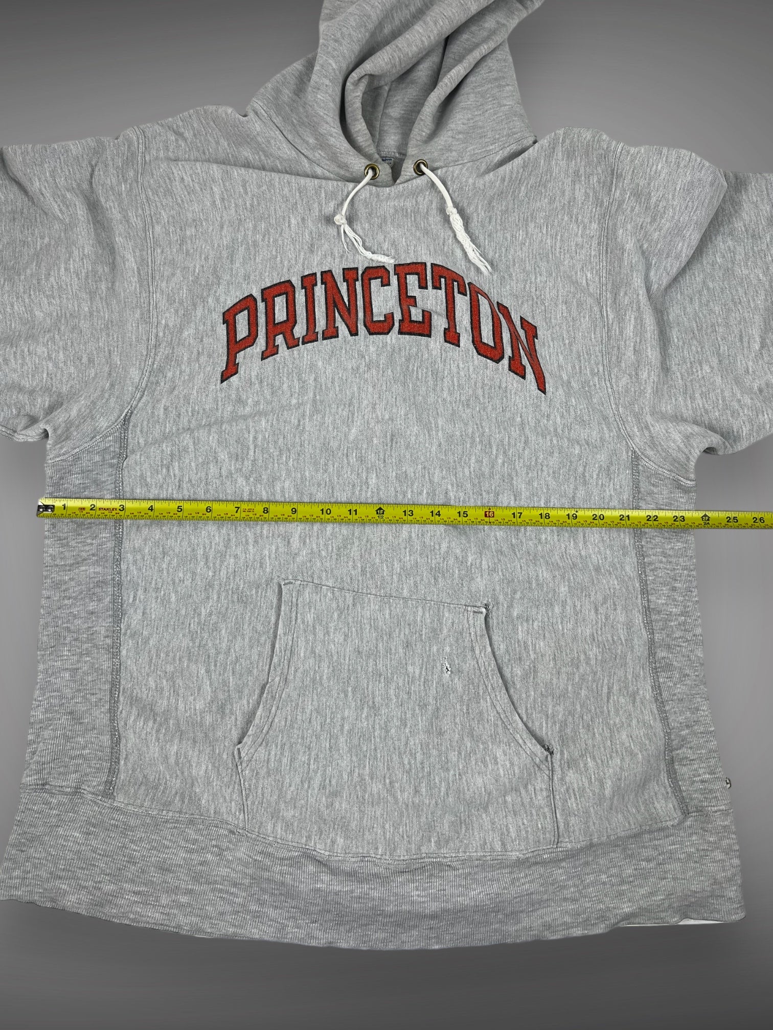 80s Champion Princeton hooded reverse weave sweatshirt fits XL