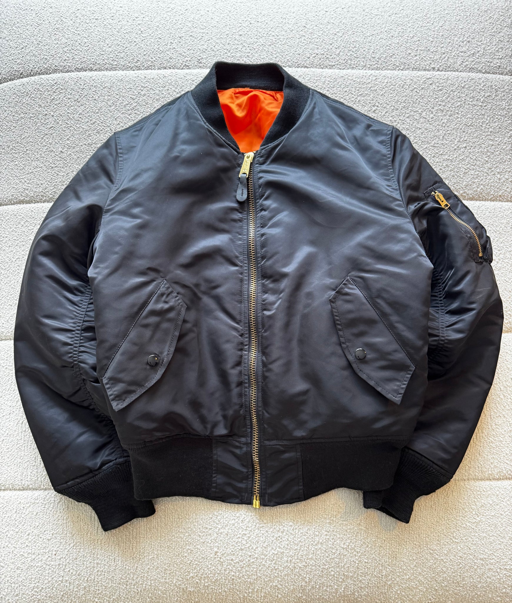 Alpha Industries MA 1 reversible jacket fits M/L