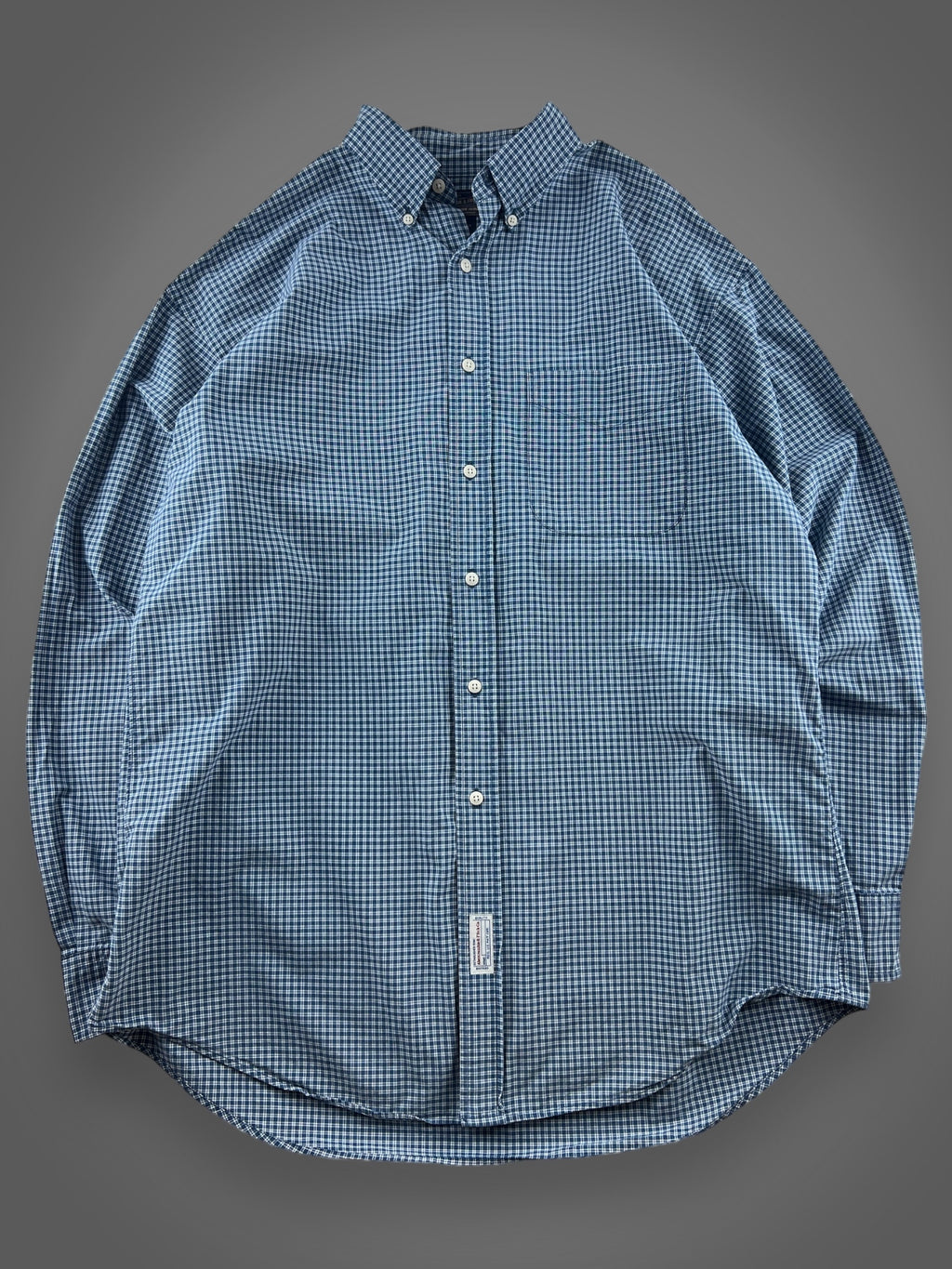 00s Abercrombie plaid button down shirt XL