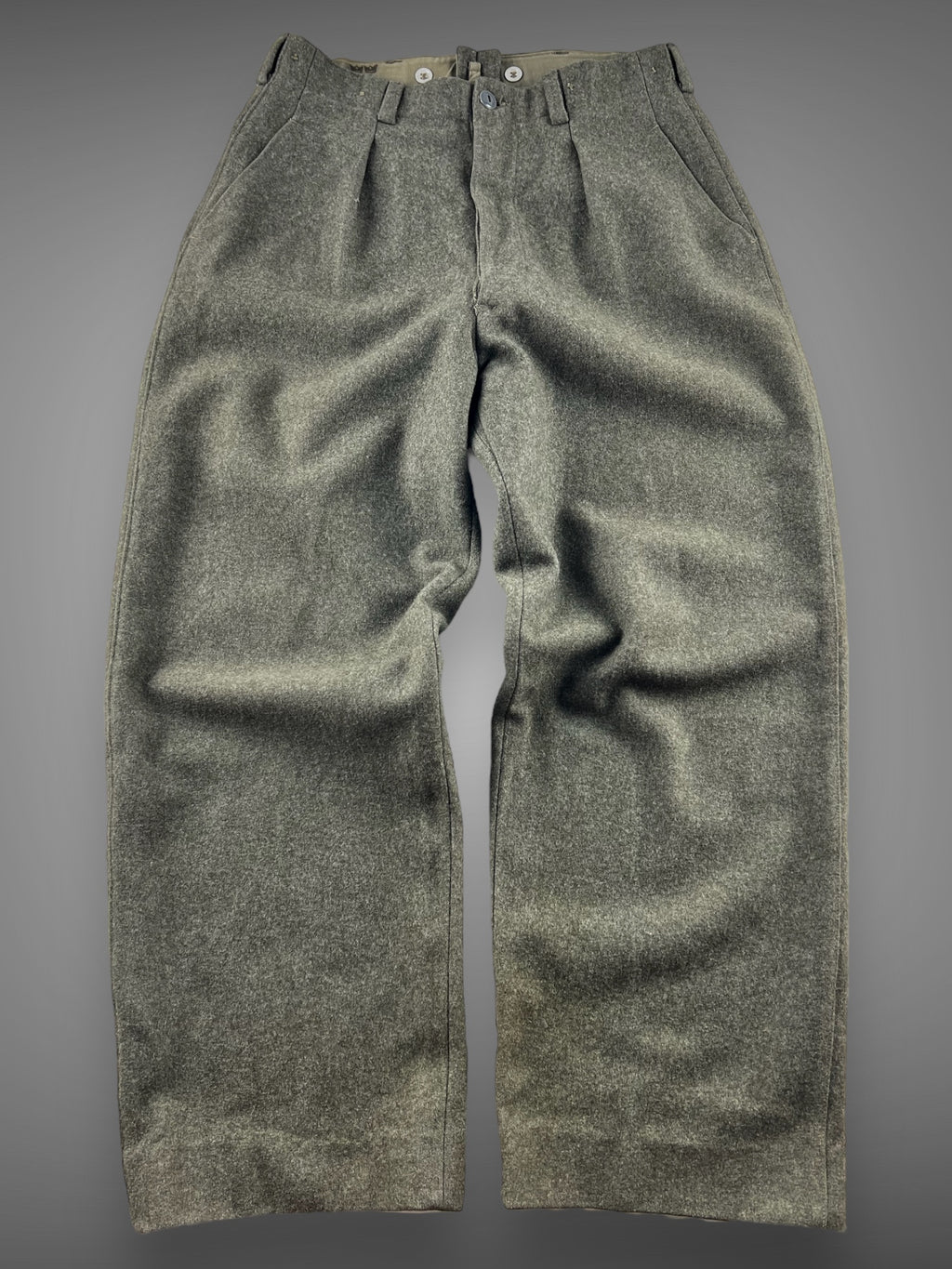 1956 Swedish wool military pants 32”