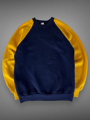70s/80s two tone raglan sweatshirt M