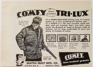 40s/50s Comfy Tri Lux hunting jacket fits L