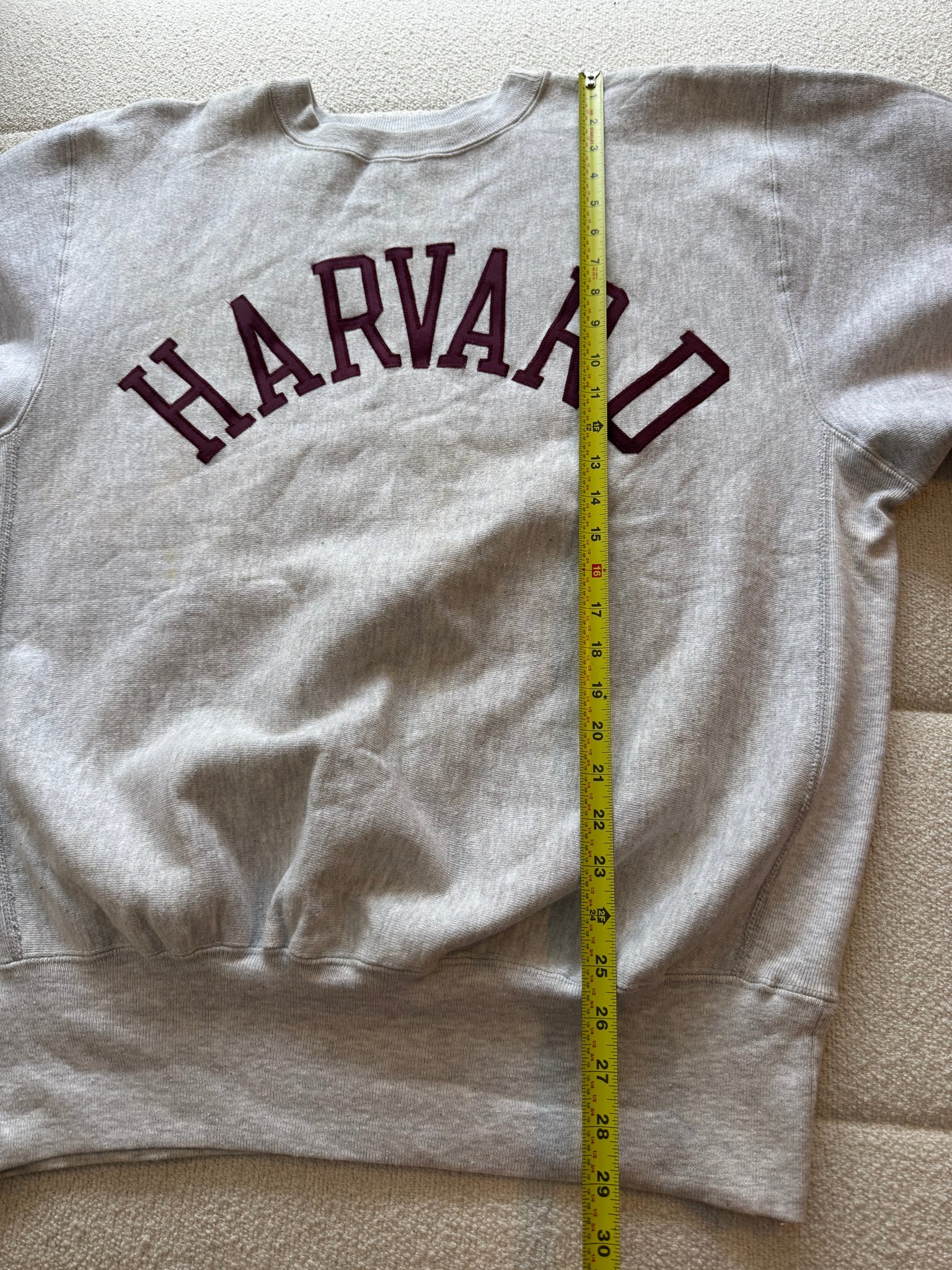 Deadstock 90s Champion Harvard reverse weave XL