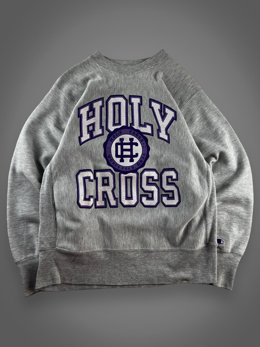 80s Champion Holy Cross reverse weave sweatshirt L