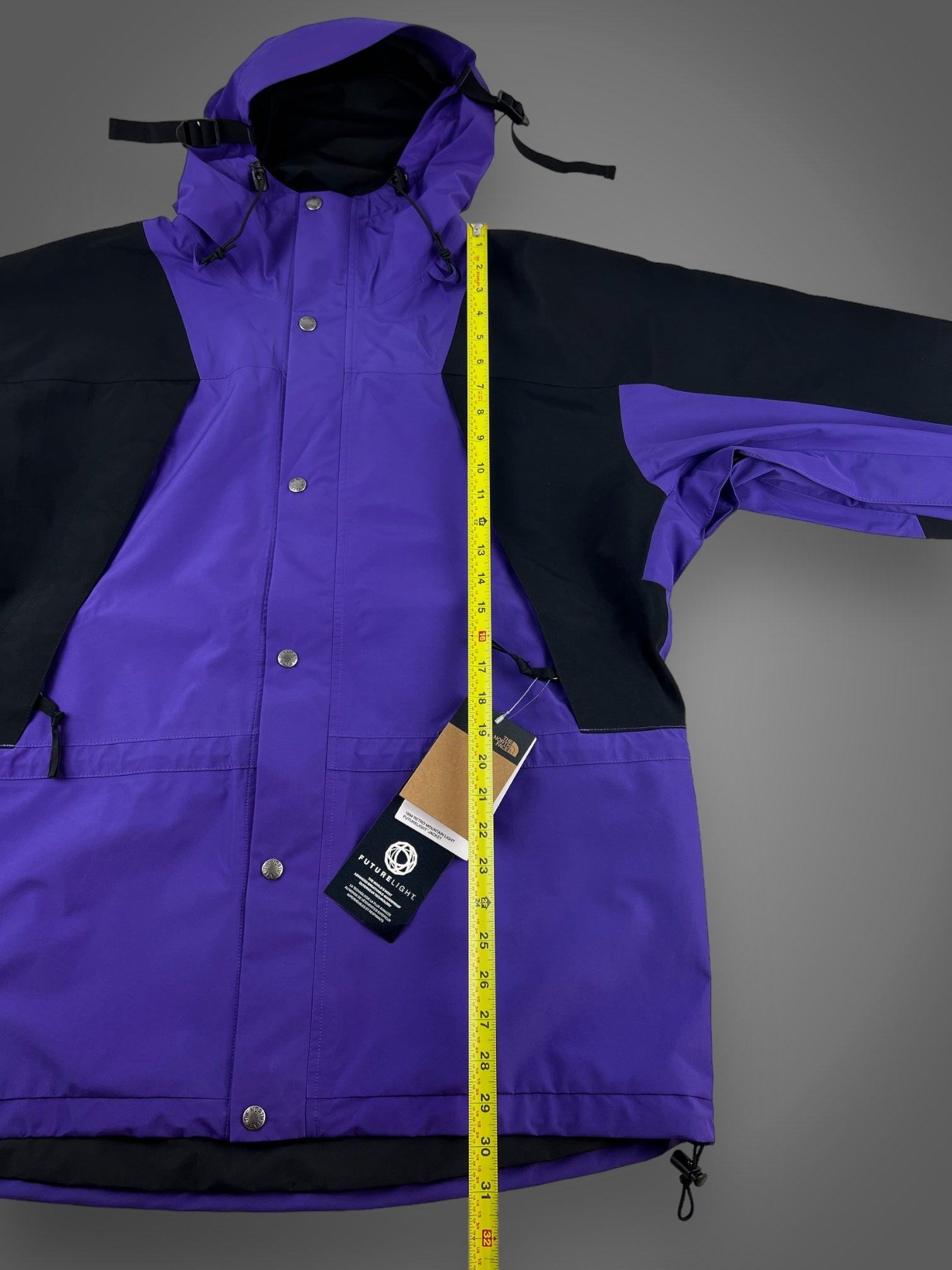 *new North Face retro Futurelight hooded jacket shell XL