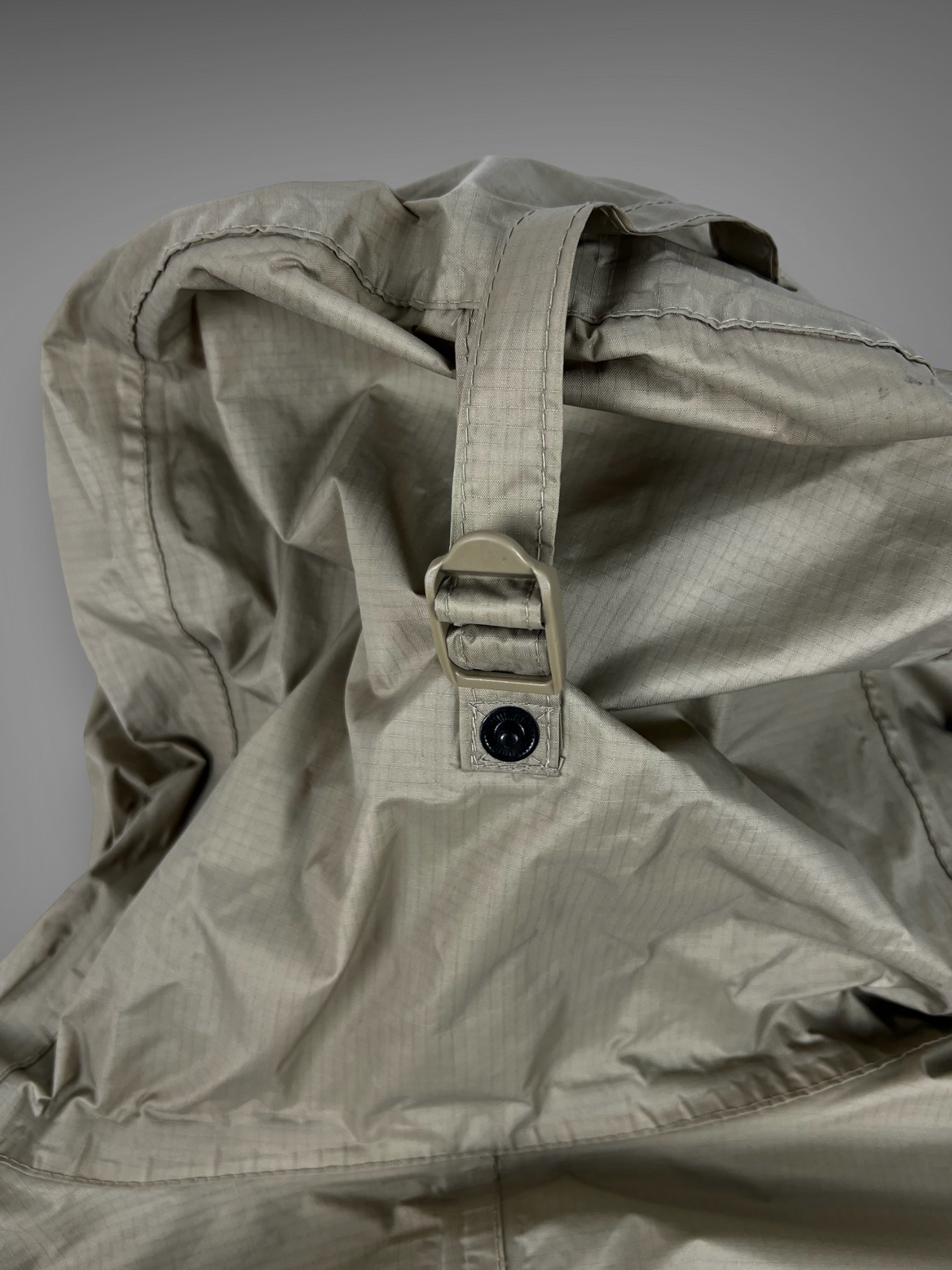 90s LL Bean ripstop foldaway hooded jacket XXL