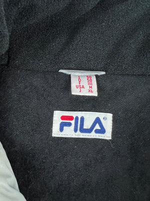 Fila hideaway hooded pullover side zip jacket XXL