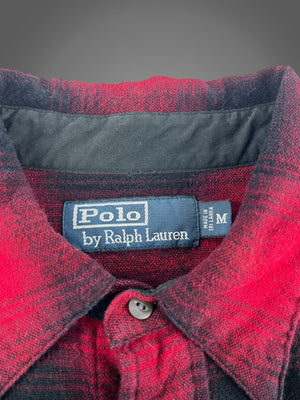 Polo Ralph Lauren shadow plaid western snap shirt fits L