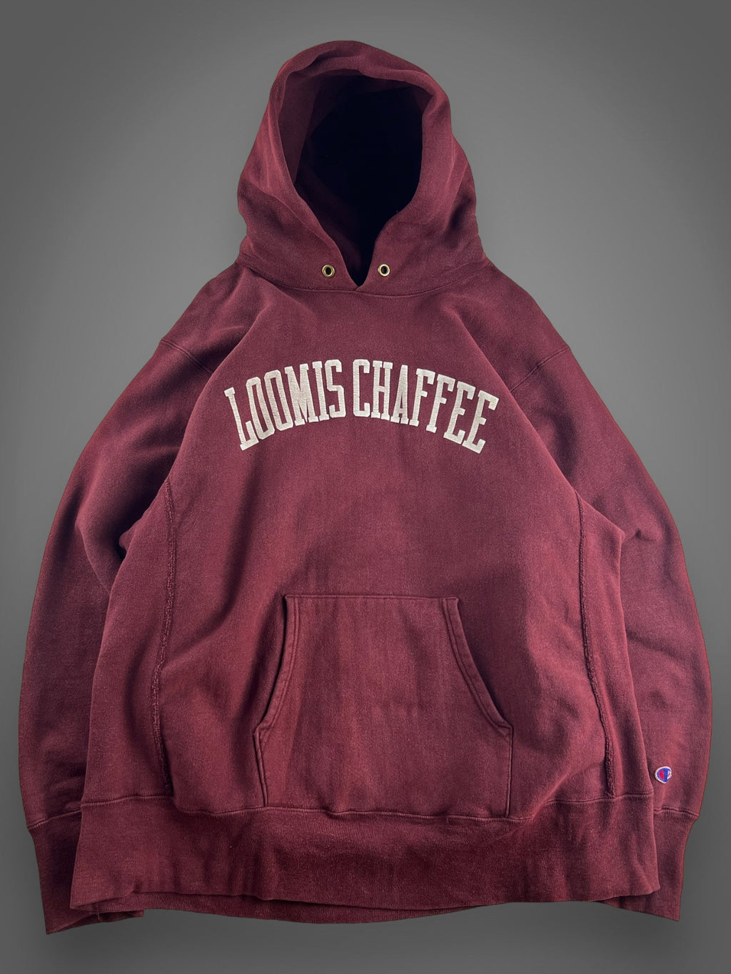 80’s Champion Loomis Chaffee hooded sweatshirt XL