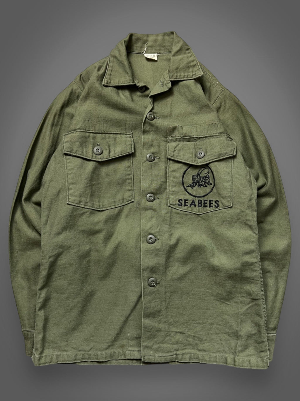 OG 107 Seabees button down shirt M