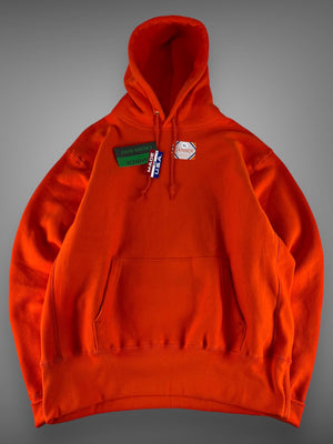 Deadstock Camber orange hooded sweatshirt XL