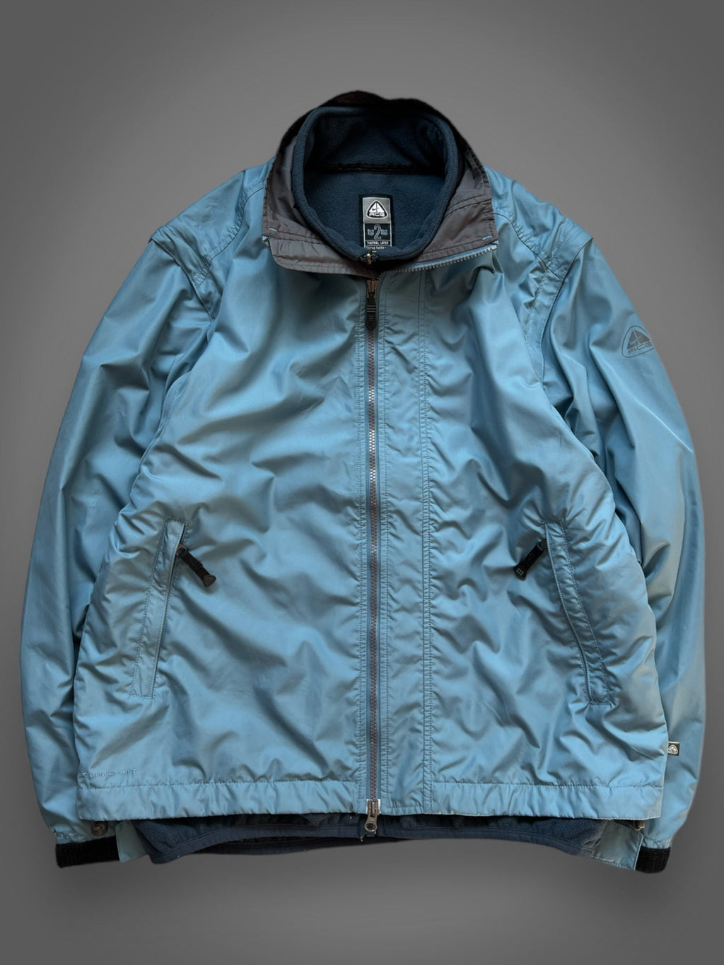 Nike ACG fleece and removable sleeve jacket combo L/XL