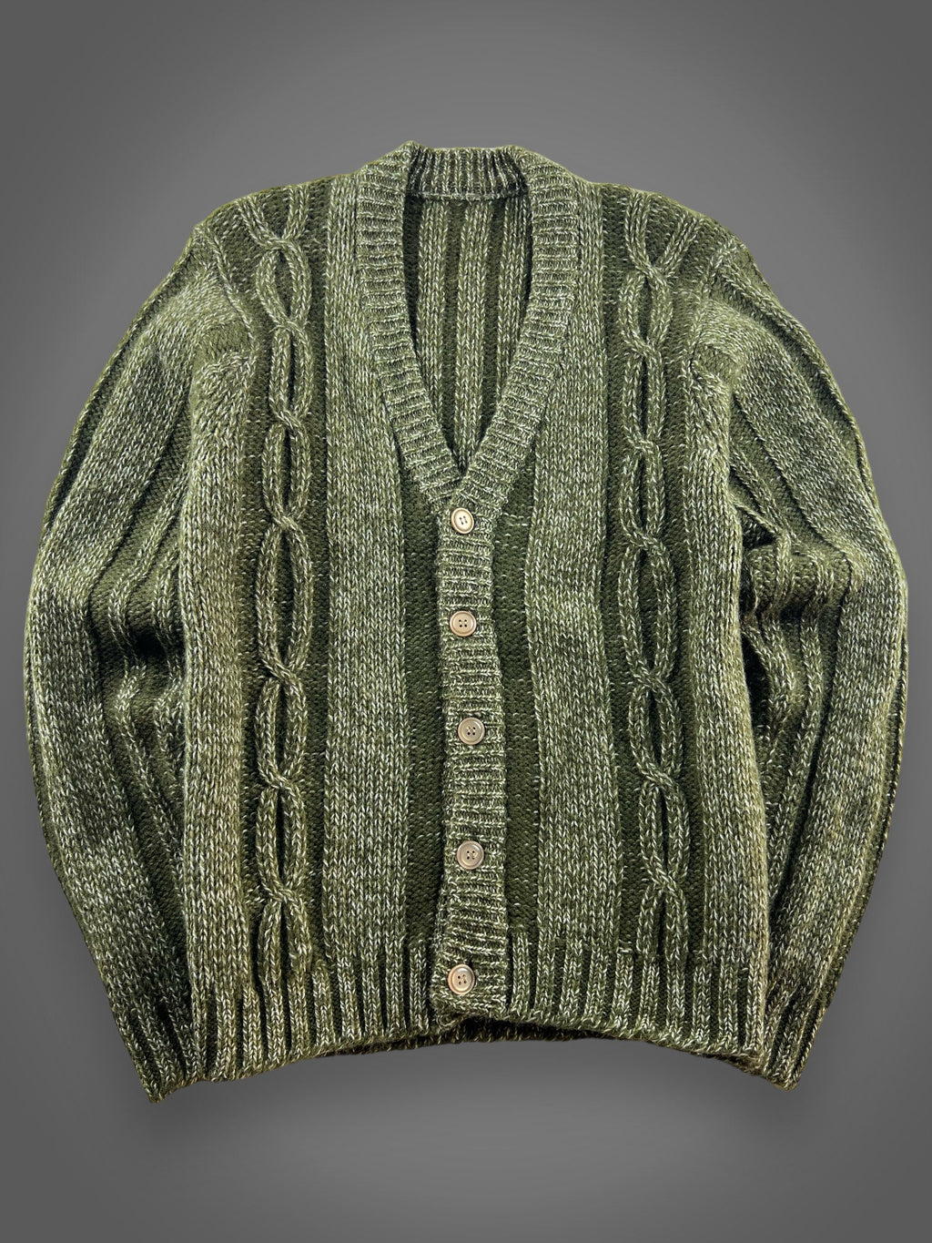 Wool cardigan sweater fits S