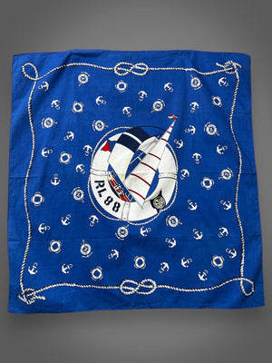 1988 Ralph Lauren cotton sailing scarf