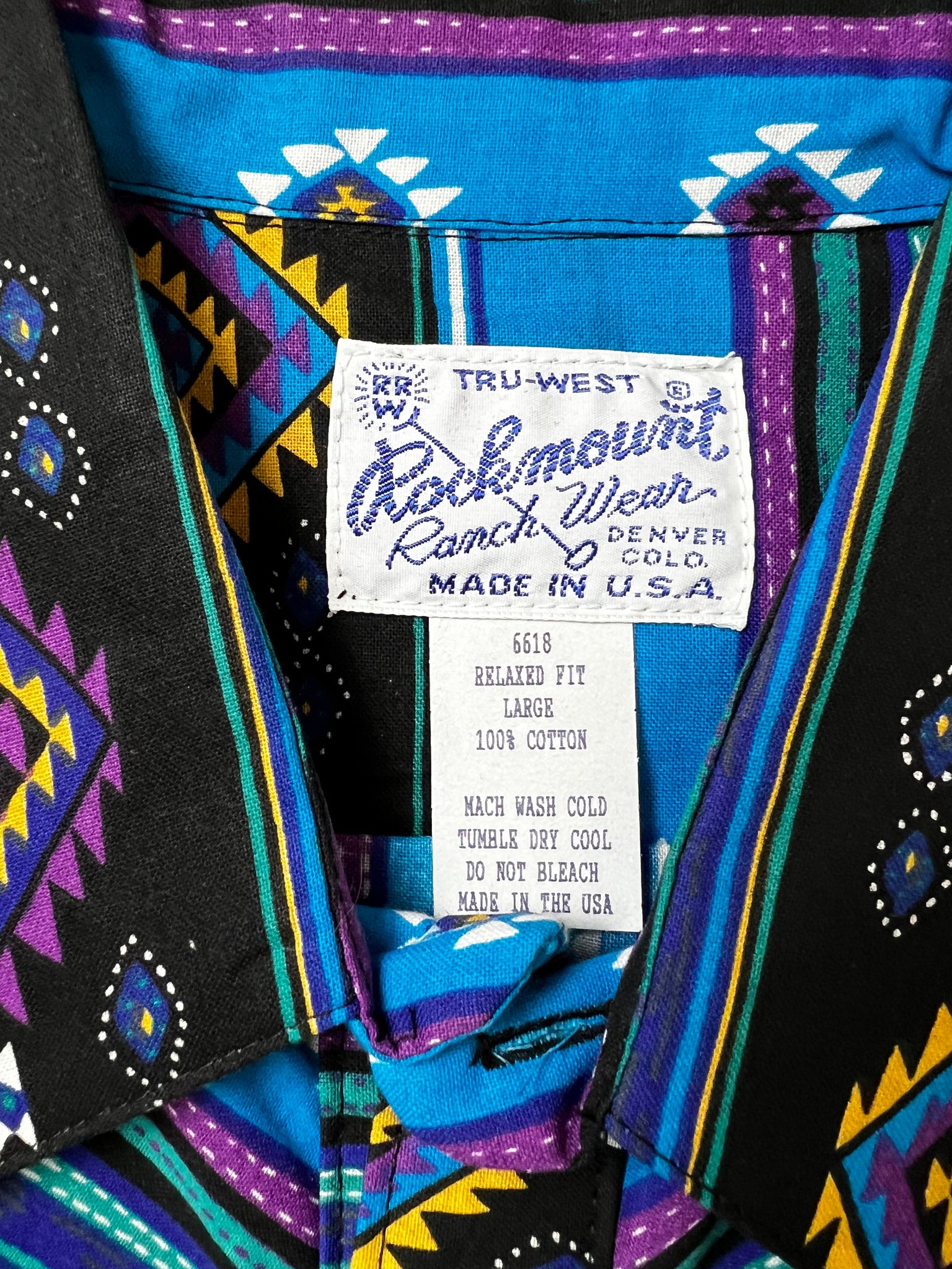 90’s deadstock Rockmount Ranch Wear shirt XL