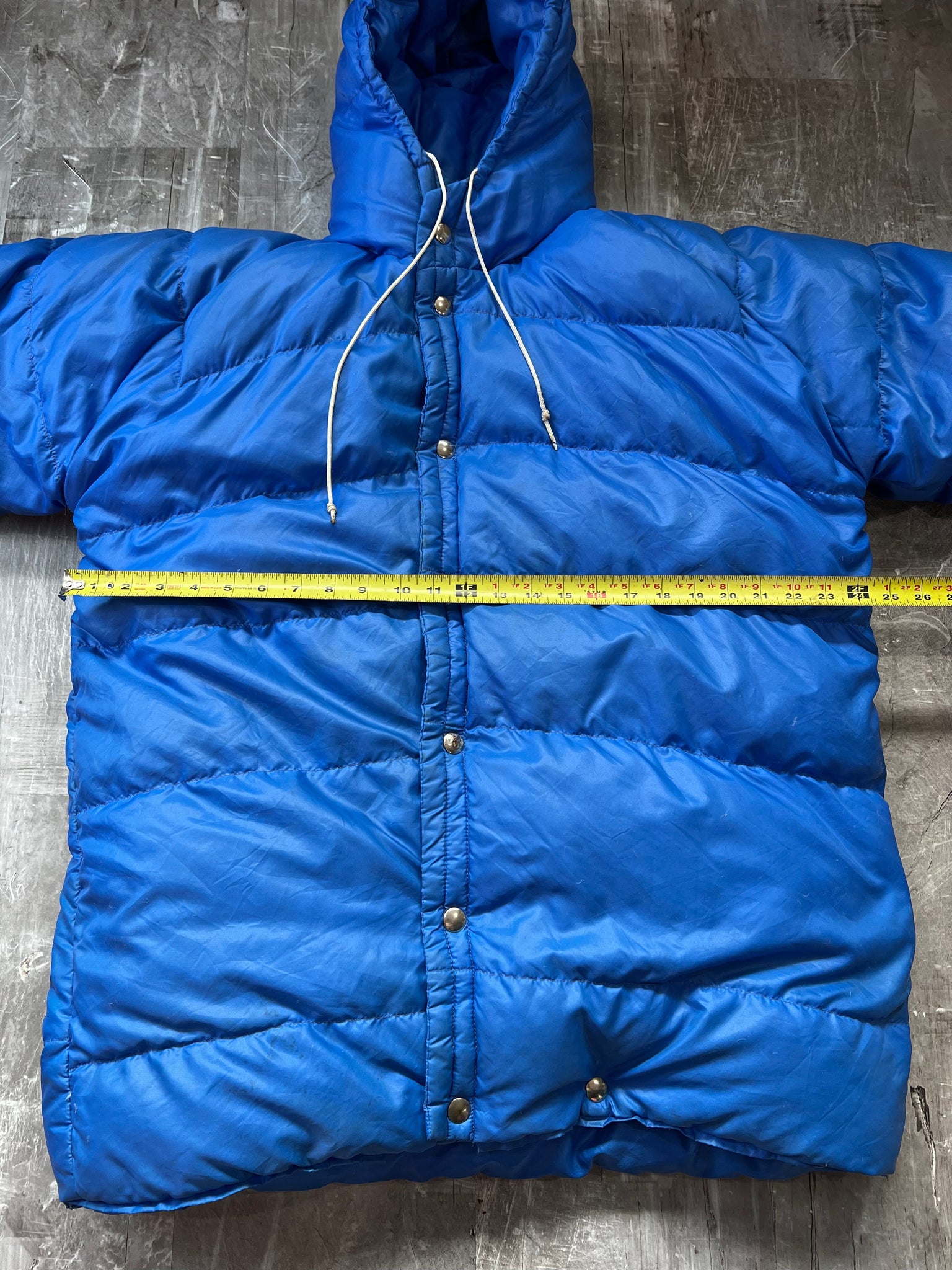70’s PointFive down hooded expedition puffer jacket XL