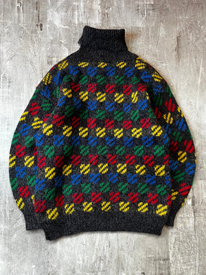 90’s Nordstrom mohair turtleneck sweater M