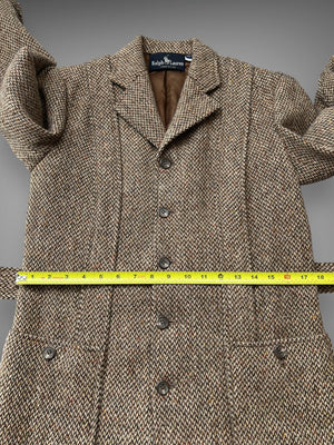 80s Ralph Lauren womens wool safari blazer M