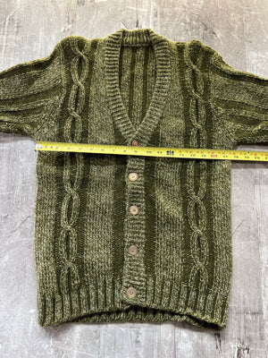 Wool cardigan sweater fits S