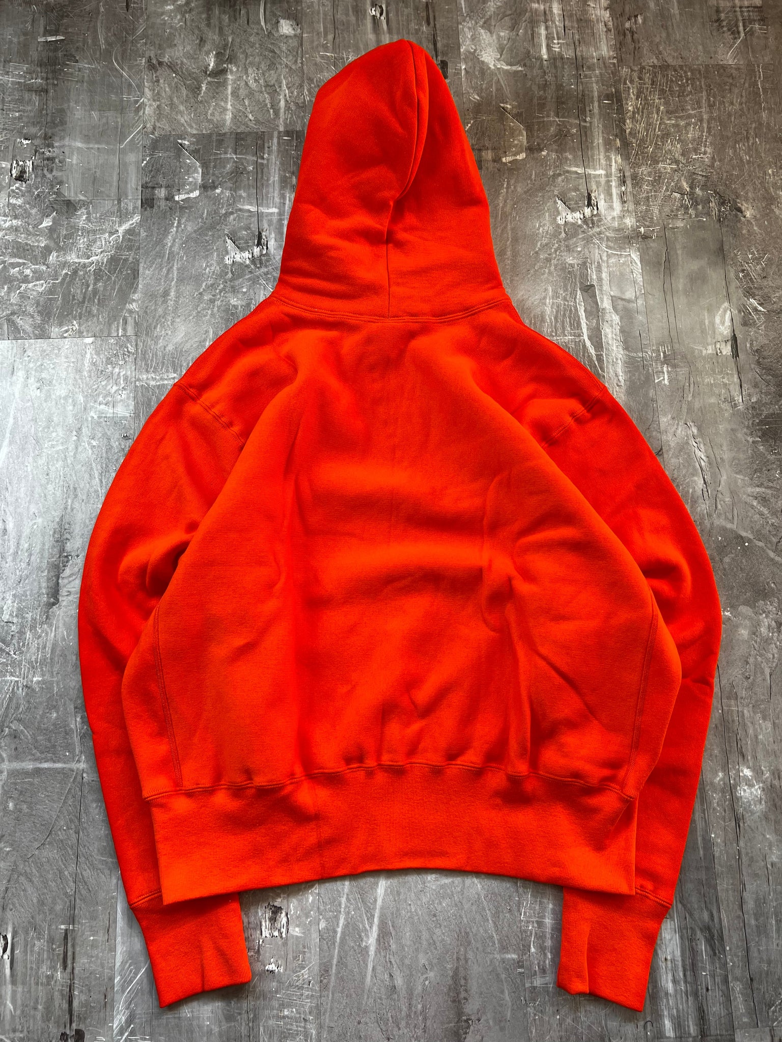 Deadstock Camber orange hooded sweatshirt XL