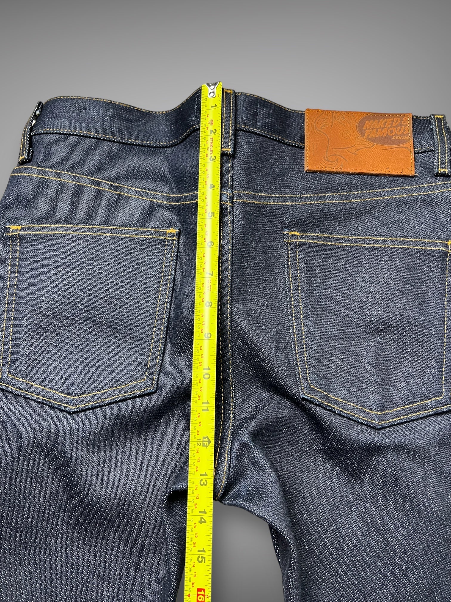 Japanese heavy ounce selvage denim jeans 35x30.5”